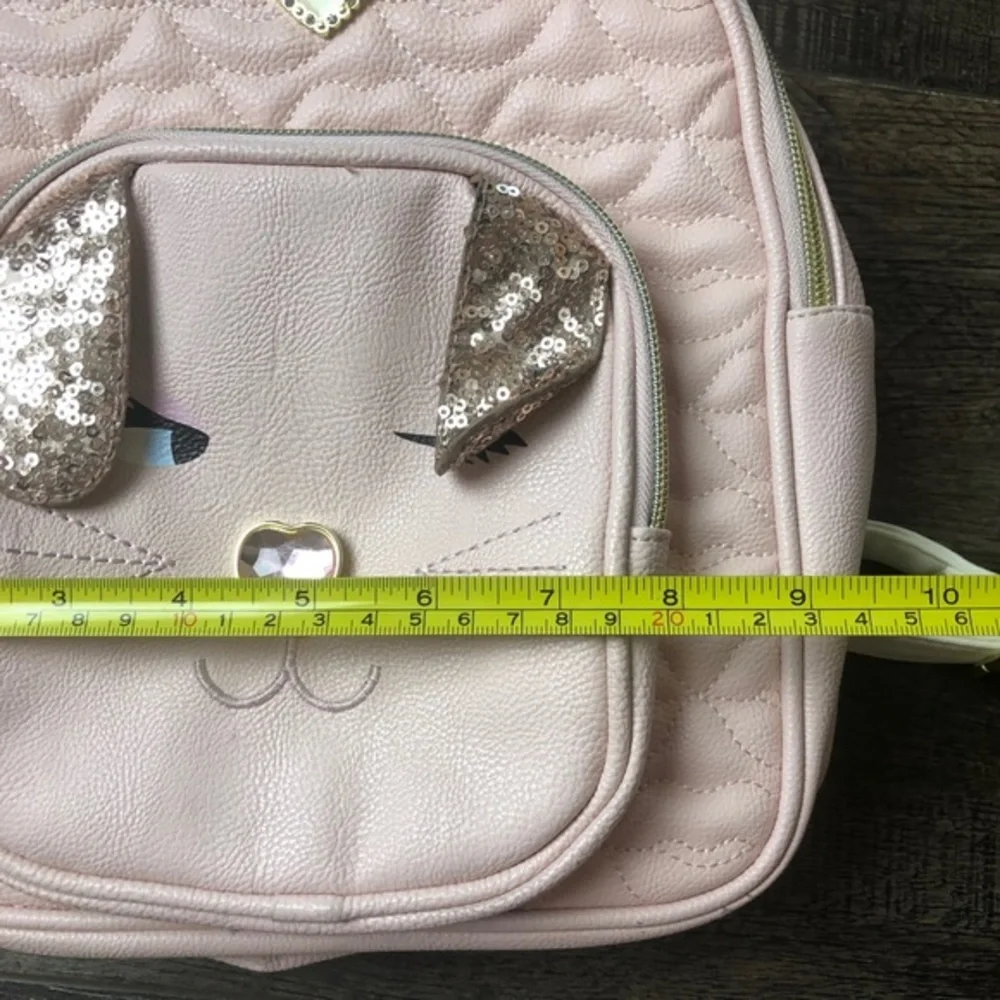 Betsey Johnson Small Pink Bunny Backpack Bag